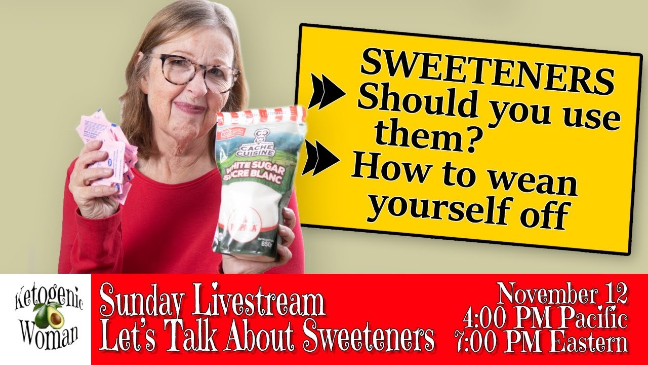 Let's Talk About Sweeteners! ** GIVEAWAY!** Live 7PM Eastern 4PM ...