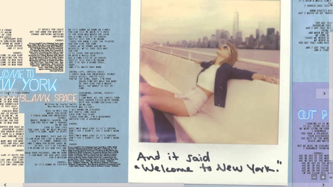 Blank Space (Official Instrumental) with Backing Vocals HD