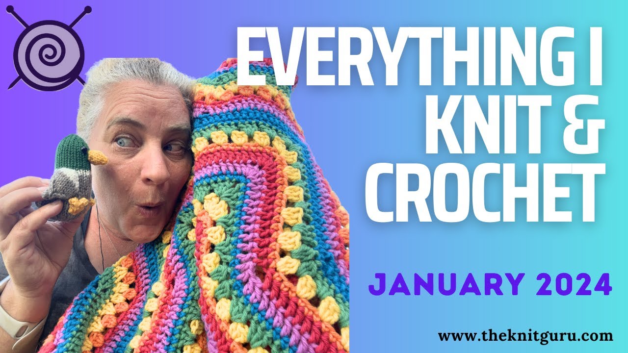 Everything I knit in January - YouTube