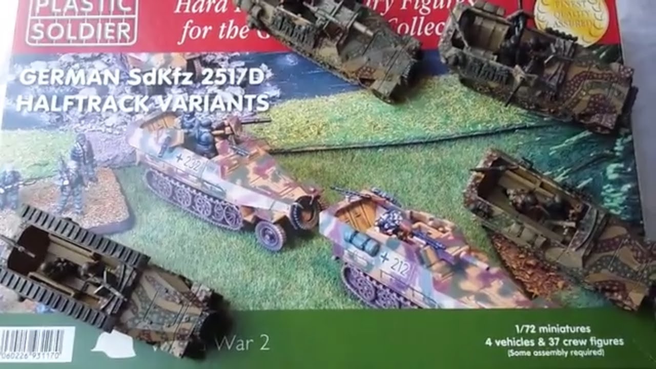 Part. 2 Plastic Soldier Company sdkfz 251/D Variants kit review.Part 2