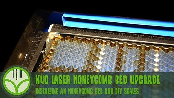 K40 laser cutter bed upgrade