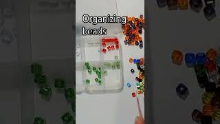 Organizing beads #Jewelrybeads
