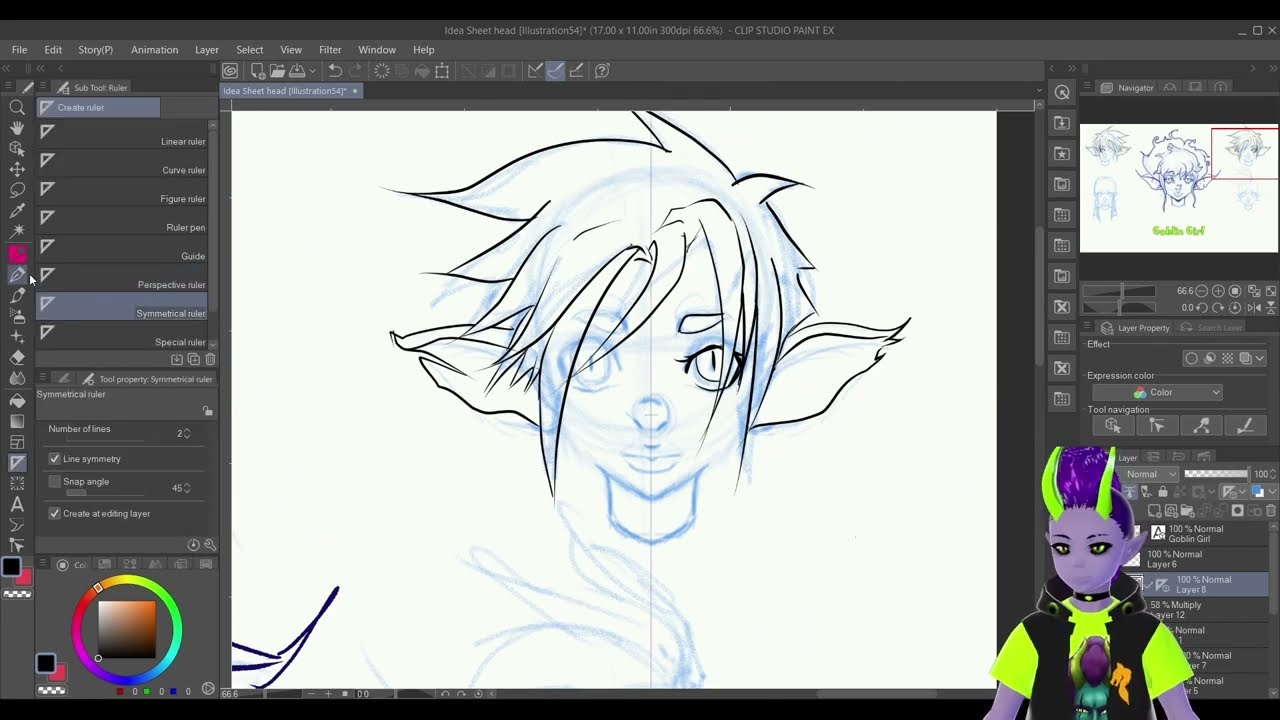 How I Draw Heads: Line + Preshade