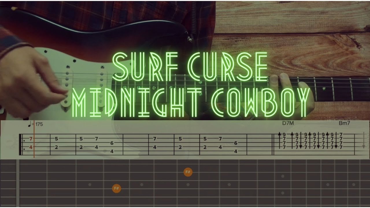 Surf Curse Midnight Cowboy / Guitar Tutorial / Tabs + Chords + Solo