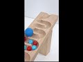 Marble Run ASMR ☆ HABA Wave Slope & Wooden Truck & Colorful Marbles Satisfying & Relaxing