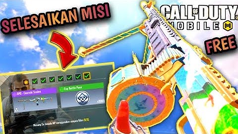 FREE RPD-EMERALD SCALES DARI MISI GET COOKED CALL OF DUTY MOBILE