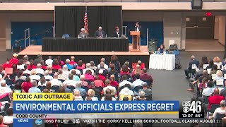 Toxic air outrage in Cobb County, environmental officals express regret