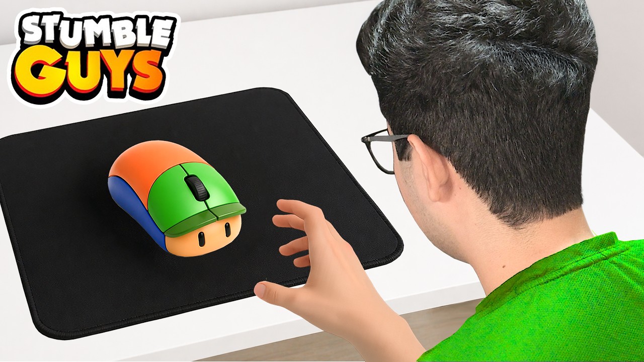 A CADA PARTIDA MEU MOUSE MUDA NO STUMBLE GUYS!