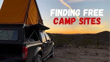 HOW to Find Dispersed Camping Sites | EASY using Free Apps