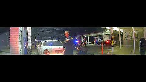 Police panoramic dashcam footage of Christopher Ba...