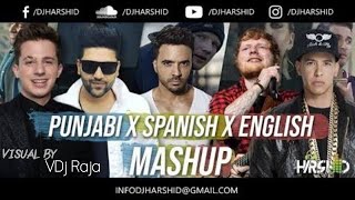 Punjabi x English x Spanish (Mashup) - DJ Harshid Resimi