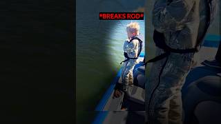 Kid Catches Fish With A Broken Rod
