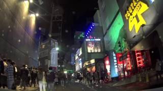 【IN-VEHICLE】SHIBUYA,TOKYO,JAPAN：深夜３時の渋谷。東急本店通り・円山町クラブ街・道玄坂・渋谷風俗街界隈