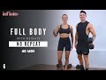 45 min full body workout  dumbbells  bodyweight  no repeat  strength  conditioning