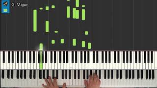 Greensleeves Easy Piano Tutorial Esecuzione Reale