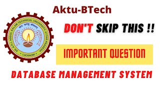 Database Management System (DBMS) | 20 important questions | Watch if you wanna pass