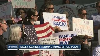 Rally against Trump's immigration plan at State Capitol