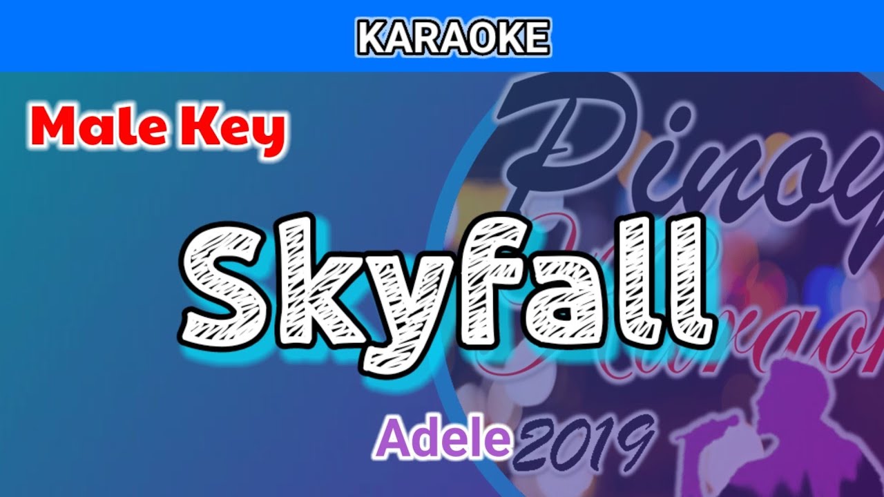 Skyfall by Adele (Karaoke : Male Key)