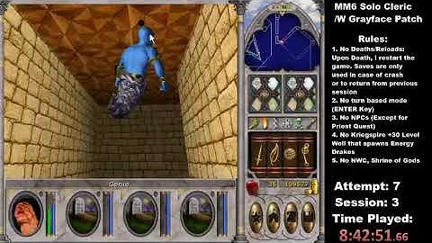 MM6 Solo Cleric Finish & MM7 Solo Druid No Deaths/Reloads/NPCs/Turn Based/Glitches (Attempt 3 Pt. 1)