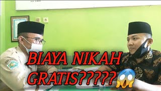 BIAYA NIKAH GRATIS 2021