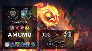 Amumu Jungle vs Nidalee - NA Challenger Patch 10.19