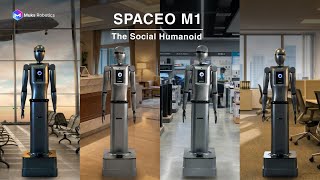 SPACEO M1 | Social Humanoid Robot for Airports, Retail Stores, Offices, Hospitals & Hotels