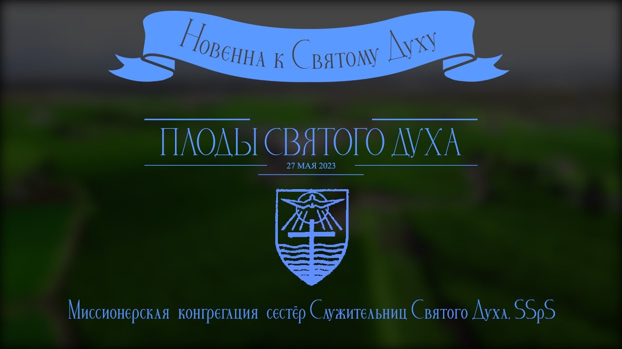 Новенна к Духу Святому 9 день – Плод Святого Духа - ВОЗДЕРЖАНИЕ - YouTube