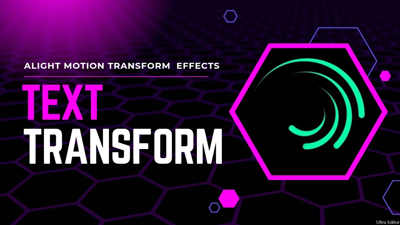 Alight motion basic tutorial -Text transform - YouTube