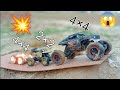 Rc rock crawler 4x4 vs 2x2remote control carrc car 44rock crawler 4x4 vs stunt car unbox