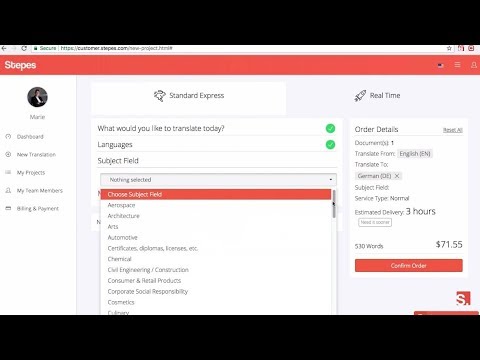 The Stepes 2018 Guide: How to Get a Quote and Upload a Project - video from Stepes