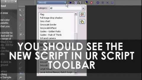 Downloading a Script for Paint Shop Pro