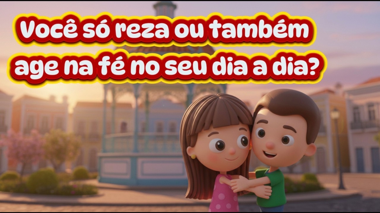 Você só reza ou também age na fé no seu dia a dia?