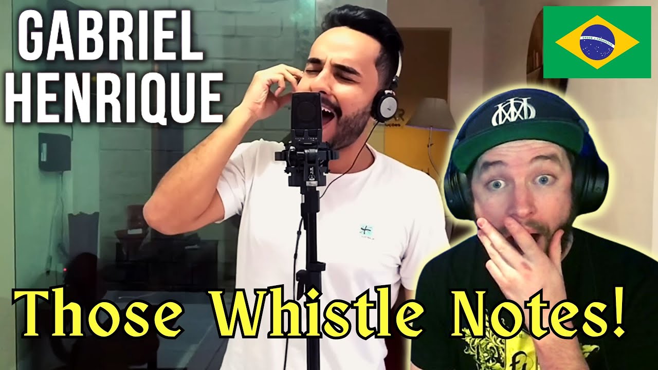 Did Gabriel Henrique go HIGHER than Whitney Houston?! I Have Nothing | FIRST TIME REACTION 