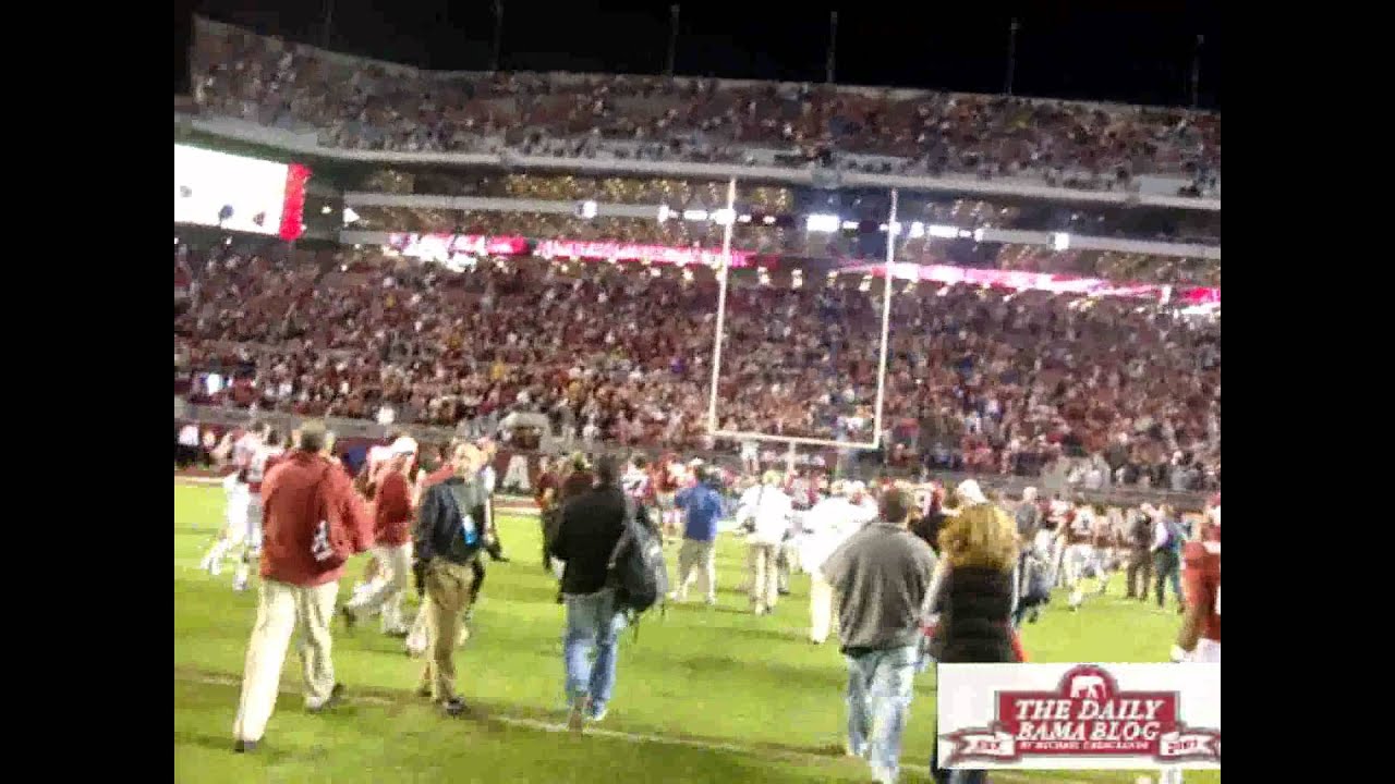 Rammer Jammer after Alabama beat Tennessee 2011 YouTube