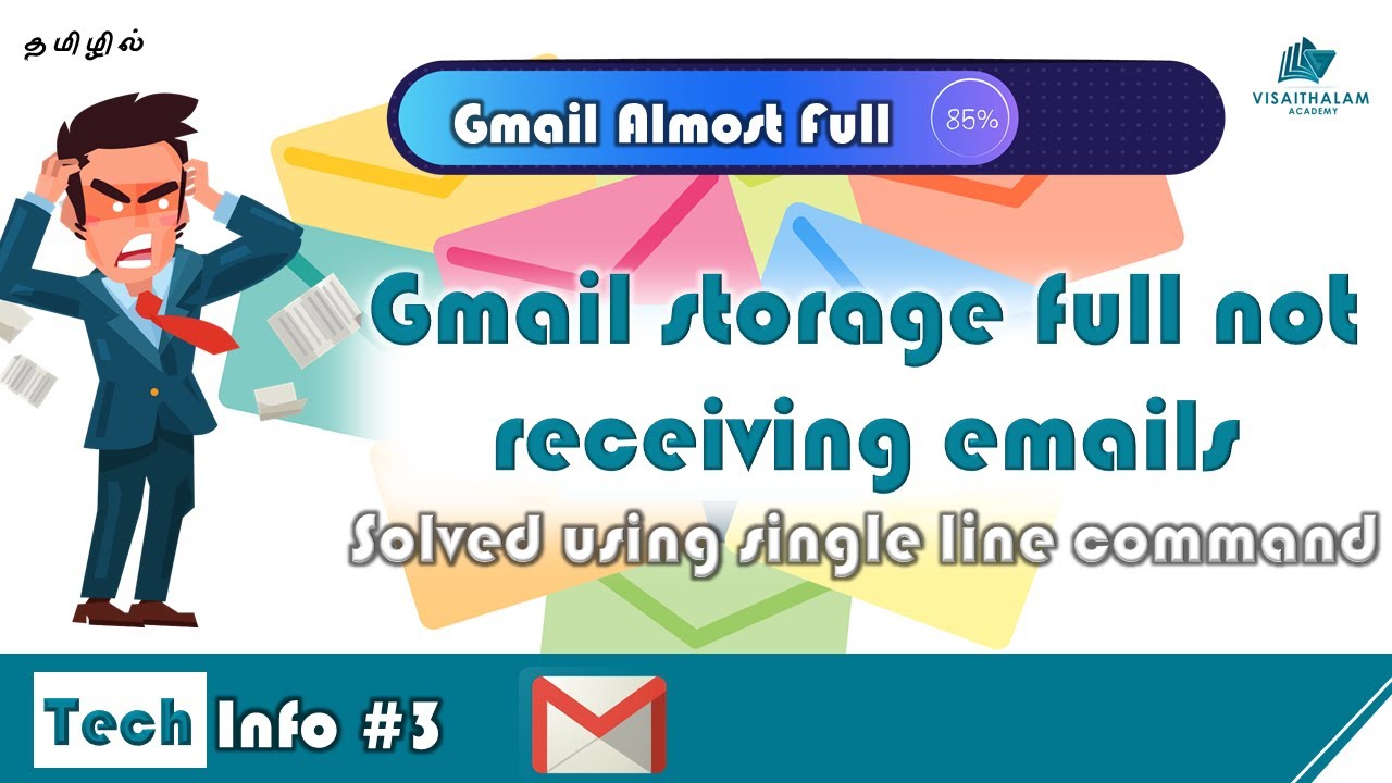 Gmail Storage Full Not Receiving Emails Solved In A Single Command Gmail storage full not receiving emails solved in a single command