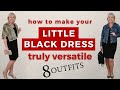 How to Make Your Little Black Dress Truly Versatile || Classic Black Dress Look Book