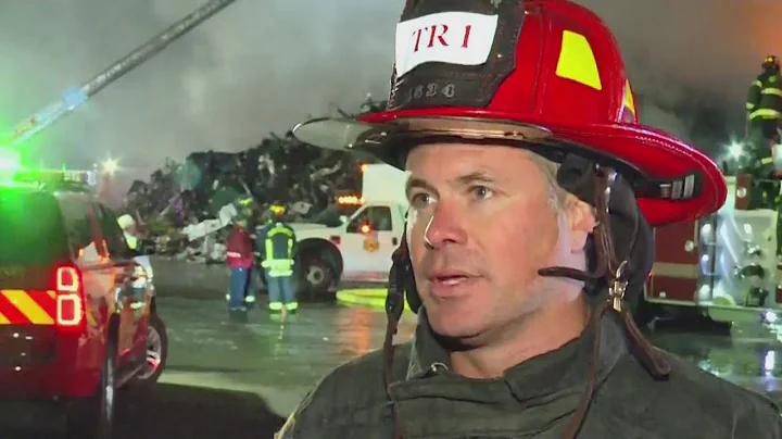 'Not common': Crews battle massive fire at Vancouver metal recycling plant