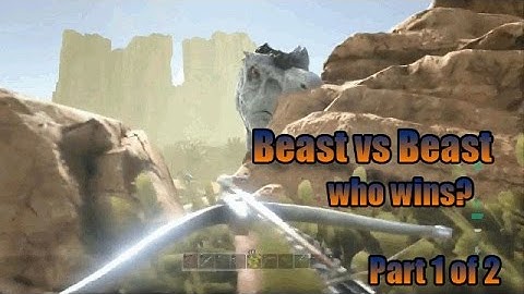 Ark Survival Evolved Taming my first T-Rex on Scorched Earth Part 1