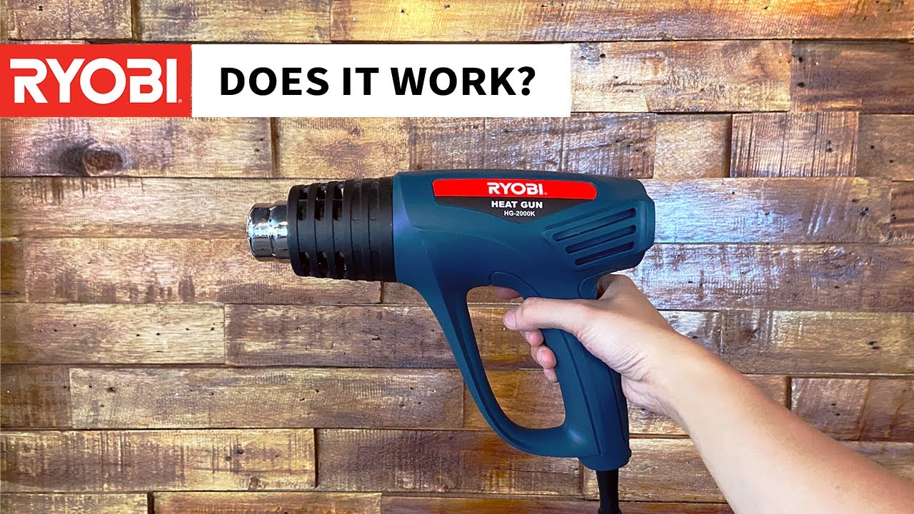 Ryobi Heat Gun DOES IT WORK? YouTube