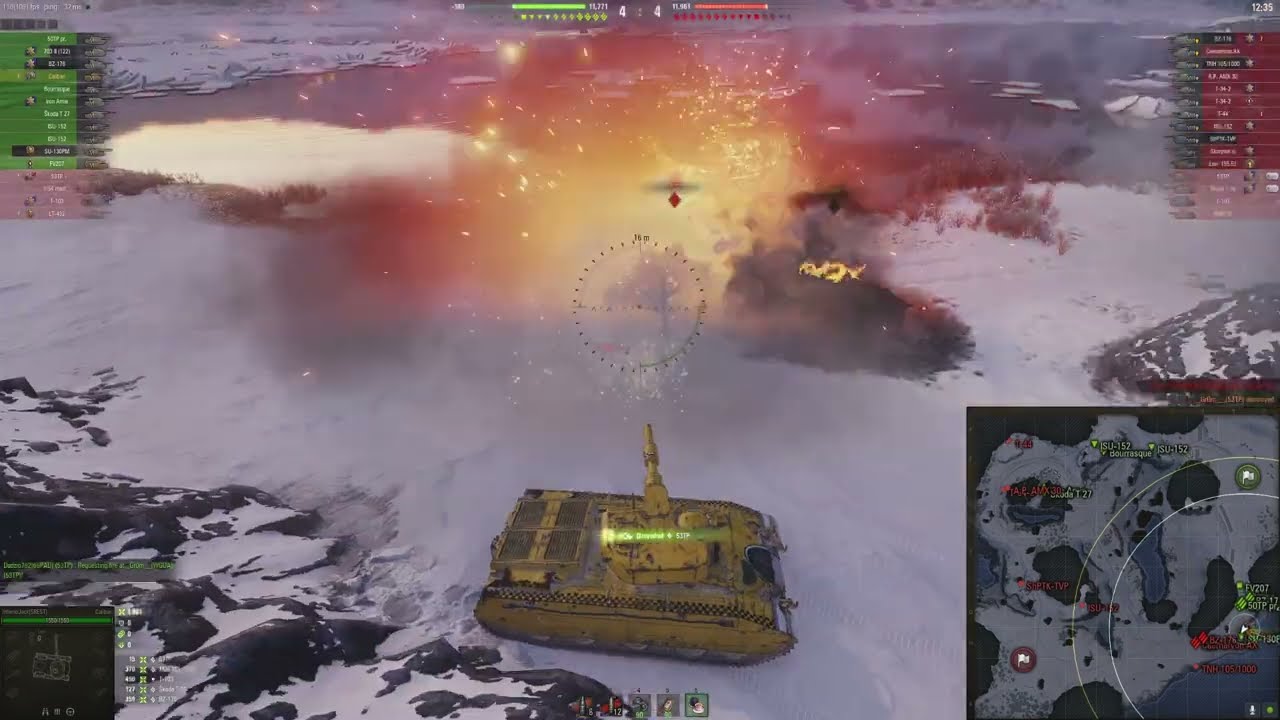 Caliban Snowball Game Mode - They Can't Even See Me - World of Tanks