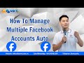 How To Manage Multiple Facebook Accounts Automatically| Million Tools AI