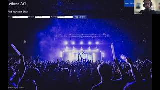 Where At? Concert Finder Application screenshot 2