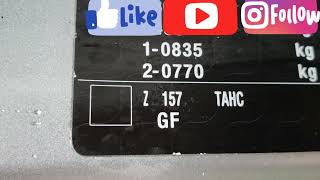 Vauxhall Corsa D PAINT CODE LOCATION