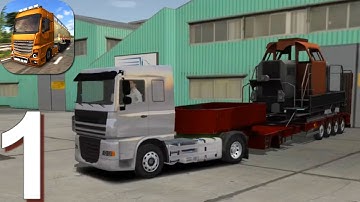 Euro Truck Evolution Simulator - Gameplay Walkthrough Part 1 Train Transport (Android Gameplay)
