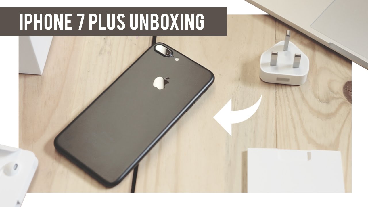 iPhone 7 Plus Matte Black Unboxing