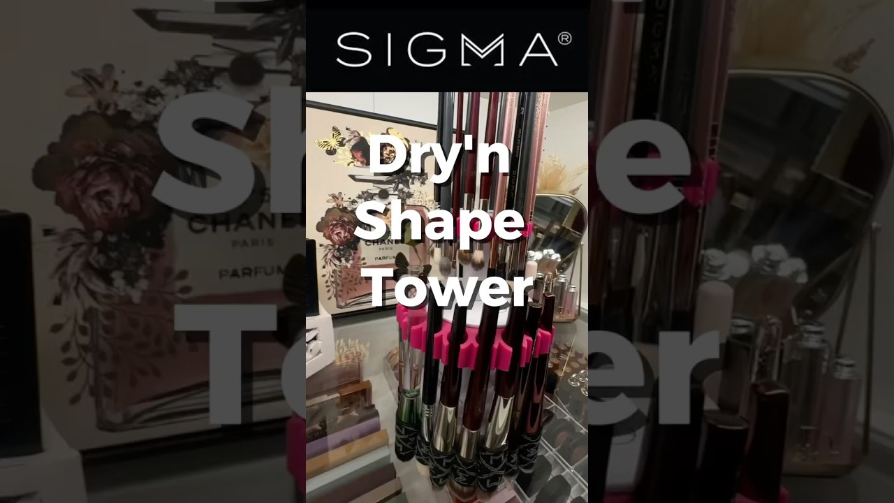 Must-Have Tool for Clean Brushes! 🧼 Sigma Dry’n Shape Tower
