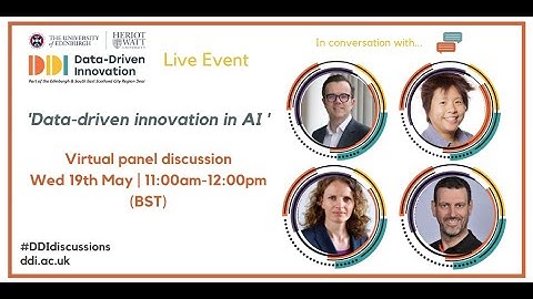 #DDIdiscussions | Data-driven Innovation in AI