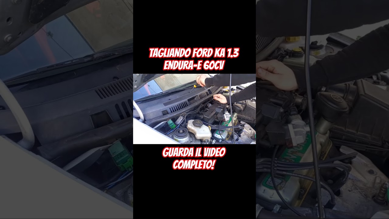 TAGLIANDO FORD KA 1.3 ENDURA-E 60CV