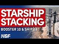 (SCRUB) SpaceX Stacks Ship 28 on Booster 10