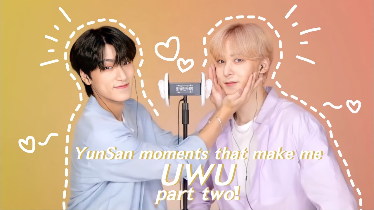 YunSan moments that make me uwu pt.2 ♡ Yunho x San ♡ (ATEEZ)